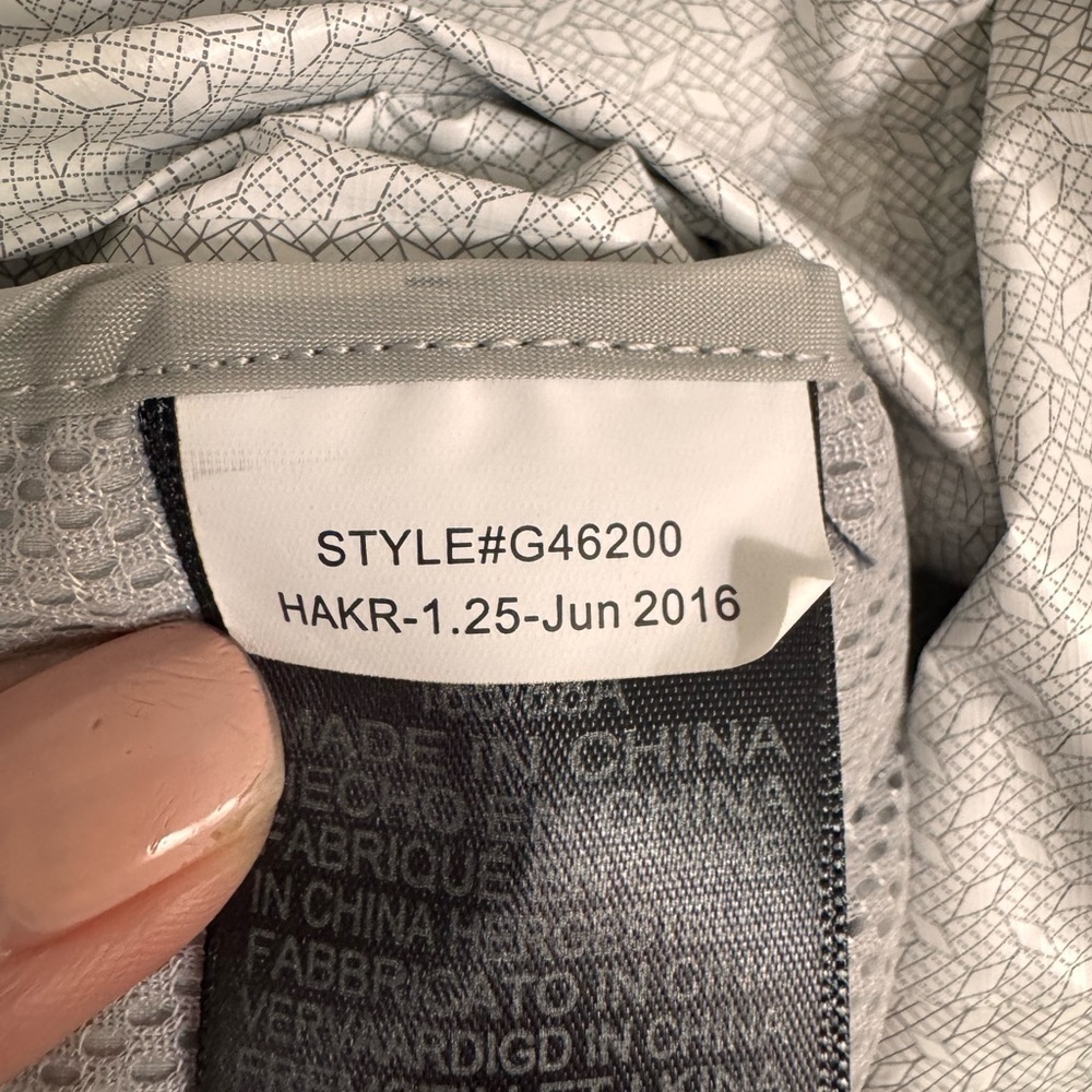 NWOT Marmot G46200 PreCip Women's Light Gray Hooded Rain Jacket Medium Vapor - Picture 11 of 16